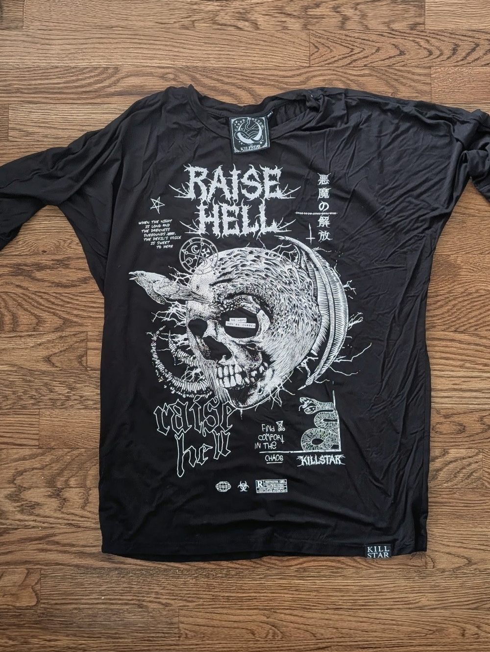 Killstar Raise Hell Tunic Shirt XS/S NWOT